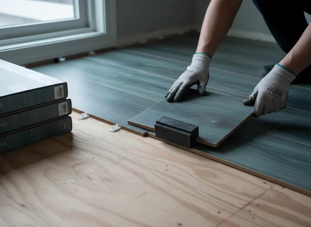 Luxury Vinyl Plank Installation company in Hayes Center, NE